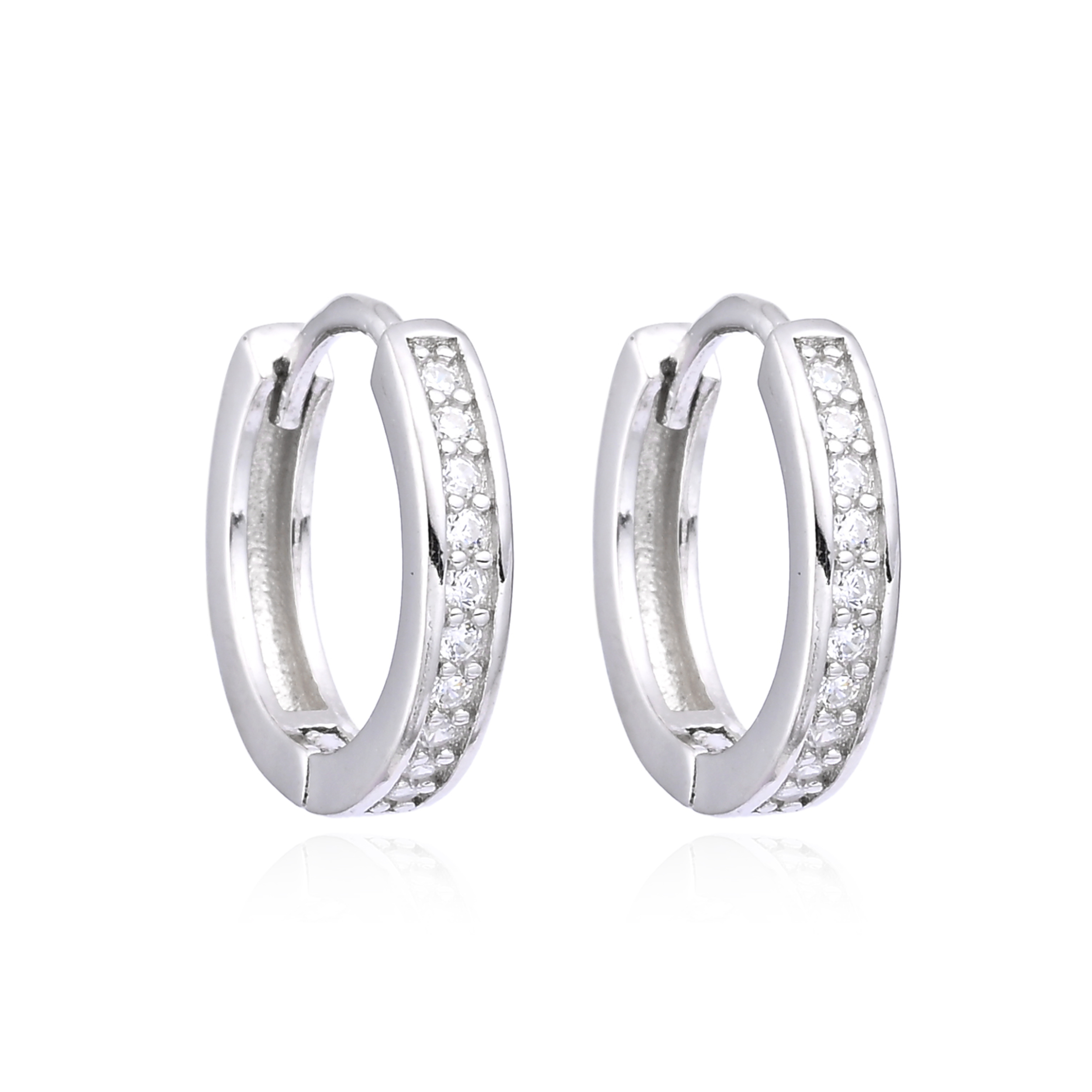 10028101 Kolczyki srebrne pr.925 z cyrkoniami